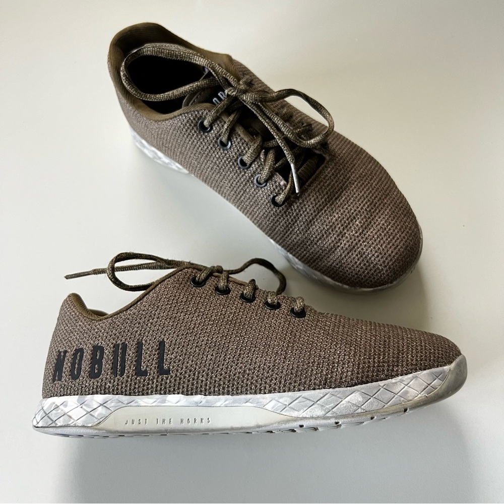 No Bull Olive Heather Trainer Unisex Sneaker Mens 8.5 Womens 10